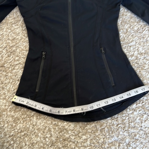 Queenie Ke Black Zip Up Athletic Jacket with Zipper and Thumb Holes Sz XS - Picture 9 of 12